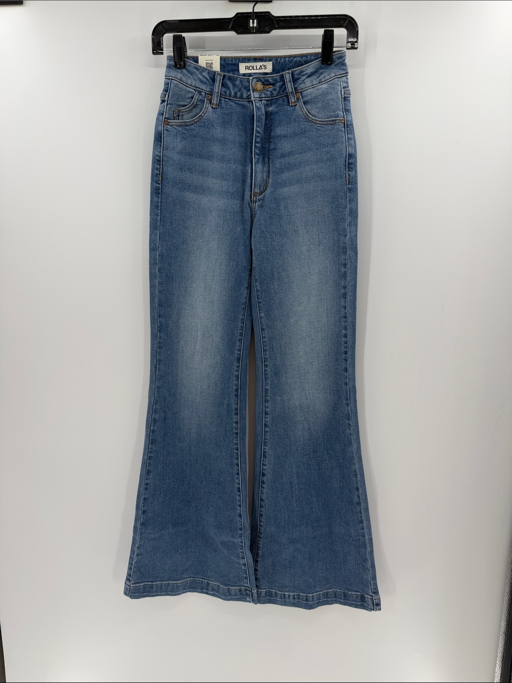 Rolla's Eastcoast Flare Kate Jeans - Mid Vintage Blue - 24 - New With Tags